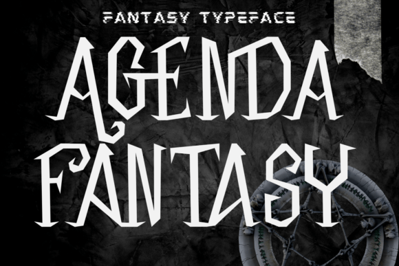Agenda Fantasy: The Spooky Serif for Handmade Halloween Creations