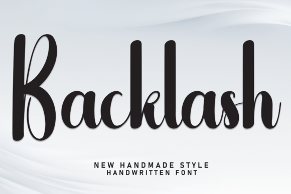Backlash: A Sweet Handwritten Typeface for Modern Web Design