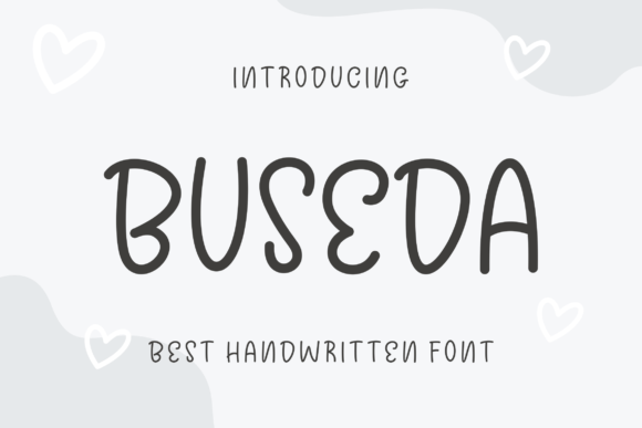 Buseda: The Modern Handwritten Typeface for Authentic Branding