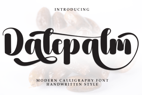 Datepalm: A Handwritten Typeface for Warm Web Experiences