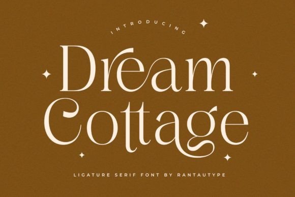Dream Cottage: The Elegant Serif Font for Chic Brand Identity
