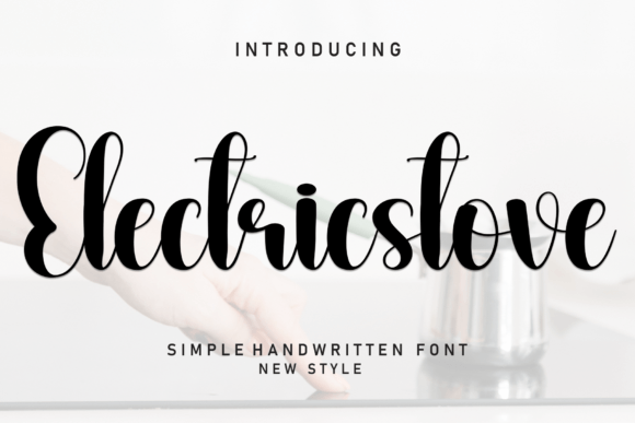 Electricstove: An Electrifying Script Font for Bold Brand Identity