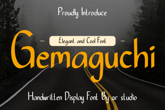 Gemaguchi: The Bold Display Font for Authentic Branding