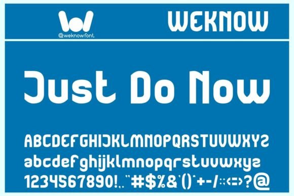 Just Do Now: A Versatile Sans Serif Typeface for Modern Branding
