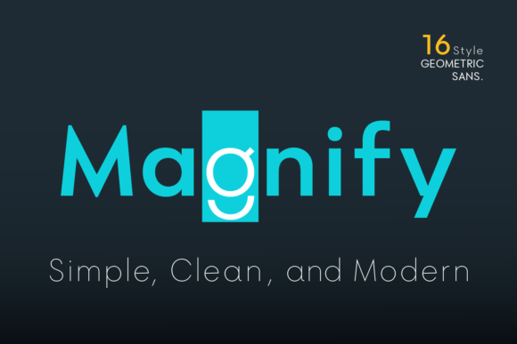 Magnify Font: The Modern Typeface for Handmade Creators