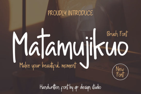 Matamujikuo: The Bold Script Amp Font for Authentic Branding