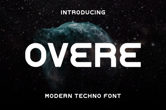 Overe: A Modern Serif Font for Editorial Design