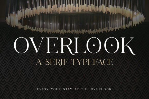 Overlook: A Modern Serif Typeface for Bold Brand Identities