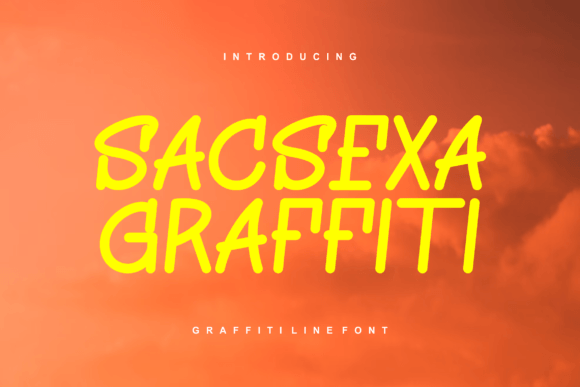 Sacsexa Graffiti: The Bold Typeface for Standout Brand Identity