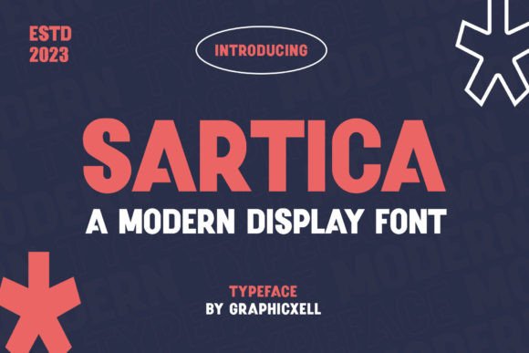 Sartica: A Bold Sans Serif Typeface for High-Impact Campaigns