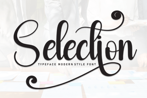 Selection: A Sweet Handwritten Typeface for Modern Web Design