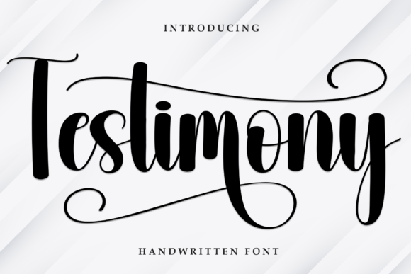 Testimony: The Handwritten Typeface That Elevates Editorial Design