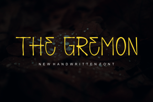 The Gremon: A Bold Modern Typeface for Standout Brand Identity