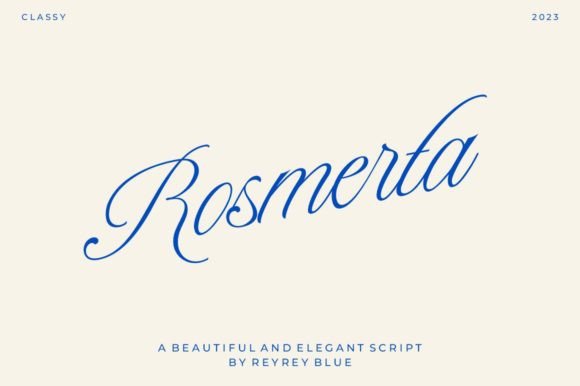 Why Rosmerta Is the Perfect Script Font for Elegant Branding Projects